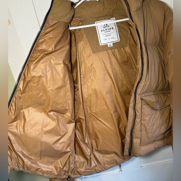 Alpine Womens Dream Puff Down Jacket - Camel/brown - XL - Picture 6 of 8
